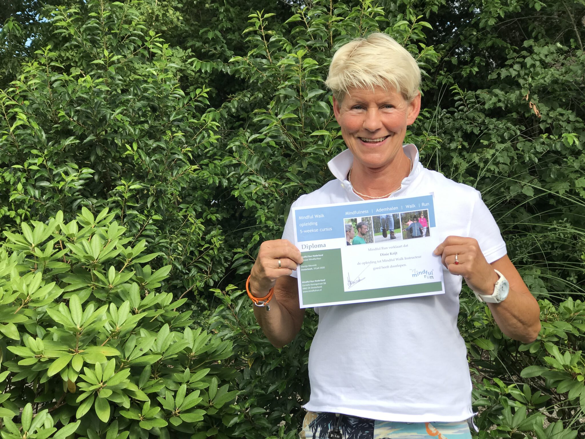 Dinie Krijt Mindful Walk in Oldenzaal